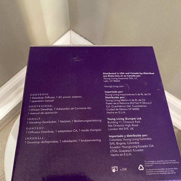 NWT. Young Living Essential Oil Diffuser. - Picture 4 of 4
